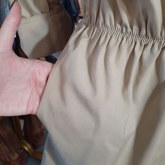 Vintage Khaki Mini Dress - Picture 7 of 13